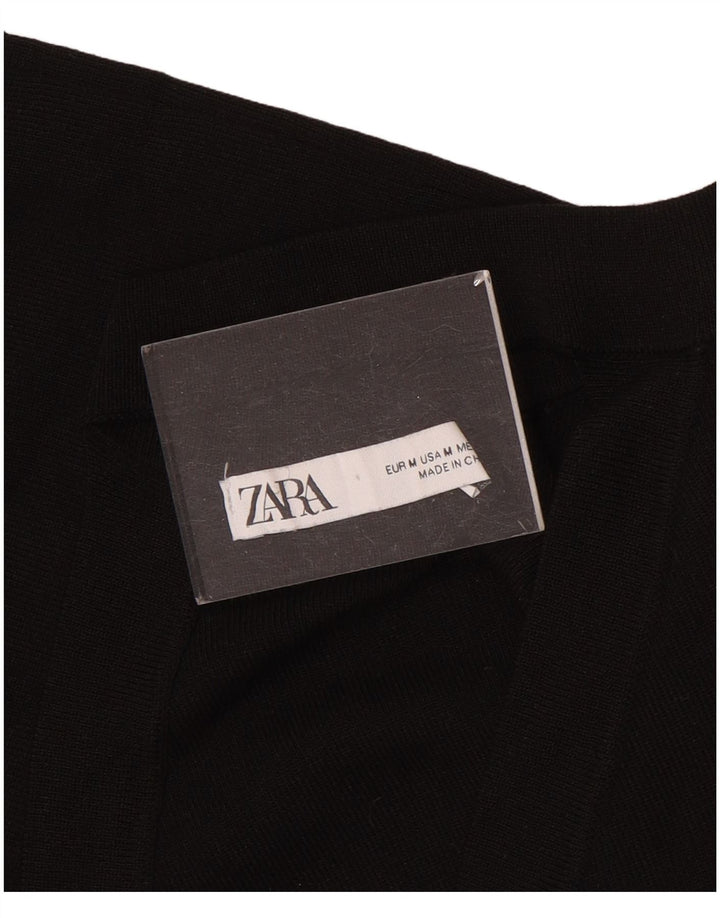 Vestito aderente monospalla da donna Zara UK 12 medio nero