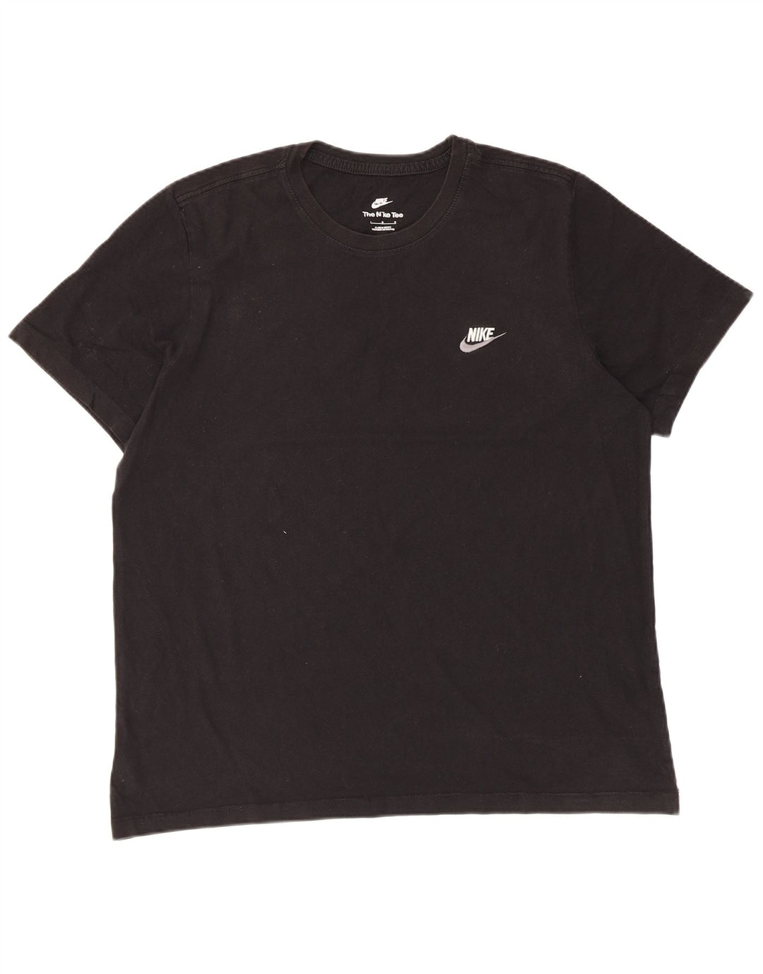 T-shirt da uomo Nike Top grande in cotone nero