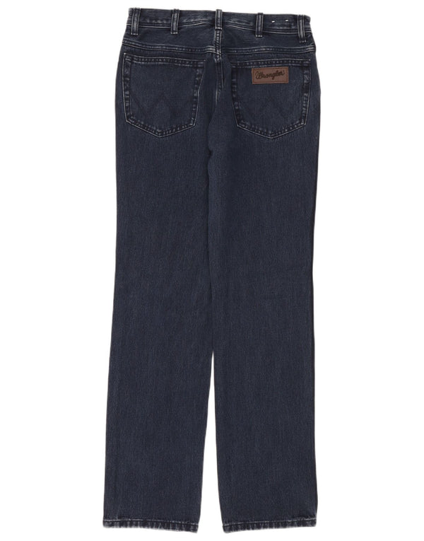Jeans dritti da uomo Wrangler Texas W29 L32 cotone blu navy