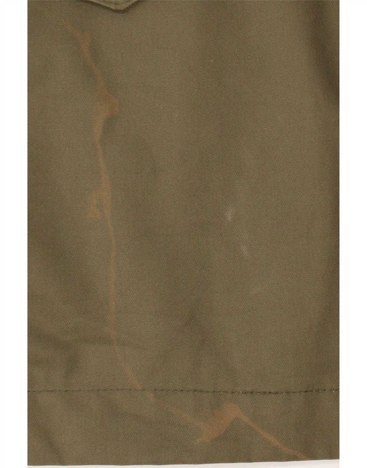 Soprabito militare vintage da uomo IT 50 grande in cotone kaki