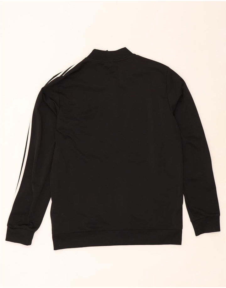 Giacca da tuta da uomo Adidas Large nera in poliestere