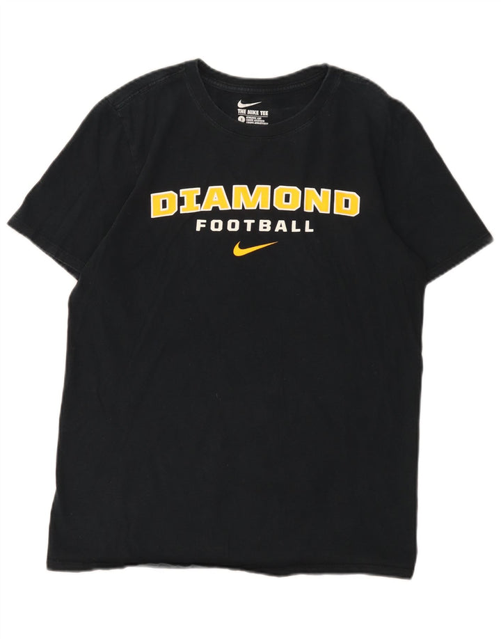 T-shirt grafica Nike Diamond da uomo piccola piccola nera