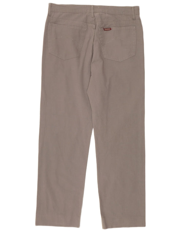 Carrera Pantaloni casual dritti da uomo W36 L30 Cotone grigio