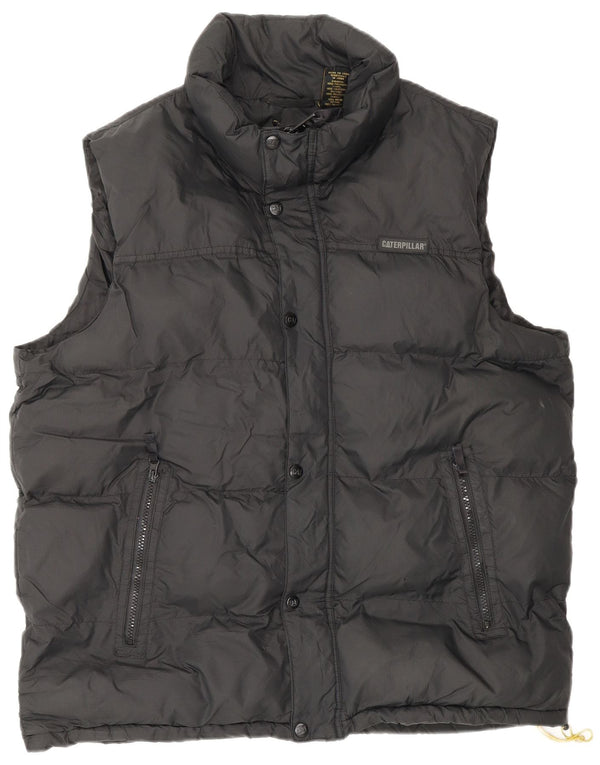 Gilet imbottito da uomo Caterpillar UK 42 XL nylon nero