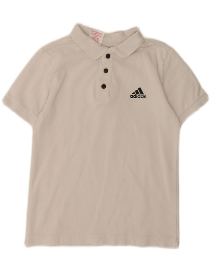 Polo Adidas Ragazzo 9-10 Anni Bianca