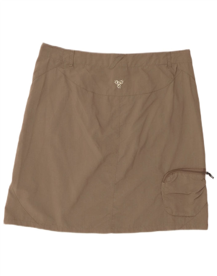 Mini gonna cargo da donna JACK WOLFSKIN UK 14/16 Large W34 Poliammide grigia