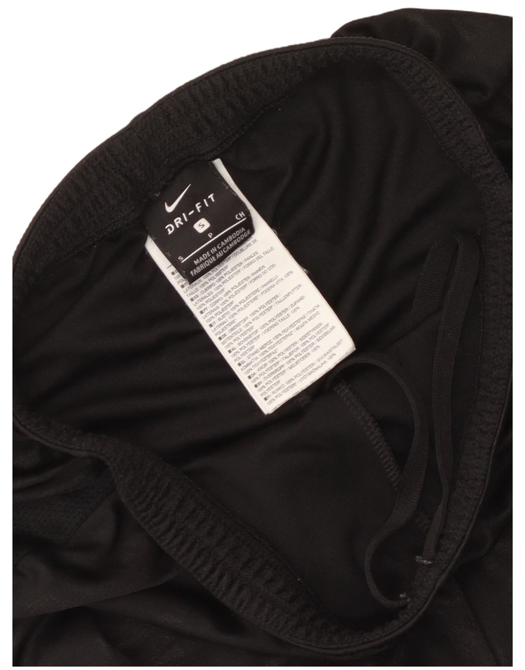 Pantaloncini sportivi Nike Dri Fit da uomo piccoli in poliestere nero