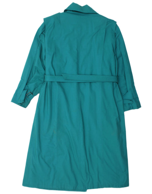Trench da donna NINO UK 14 grande poliestere turchese