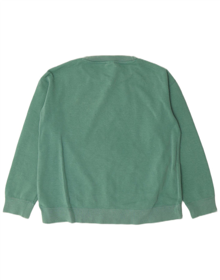 Felpa da donna Adidas Jumper UK 8 Small Green Cotton