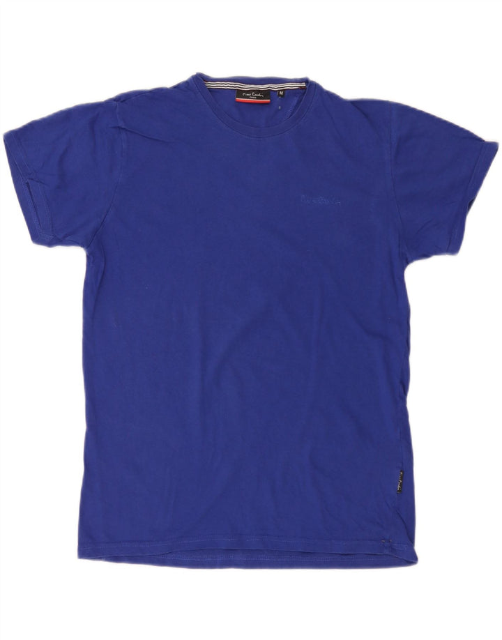 T-shirt da uomo Pierre Cardin Top in cotone blu medio