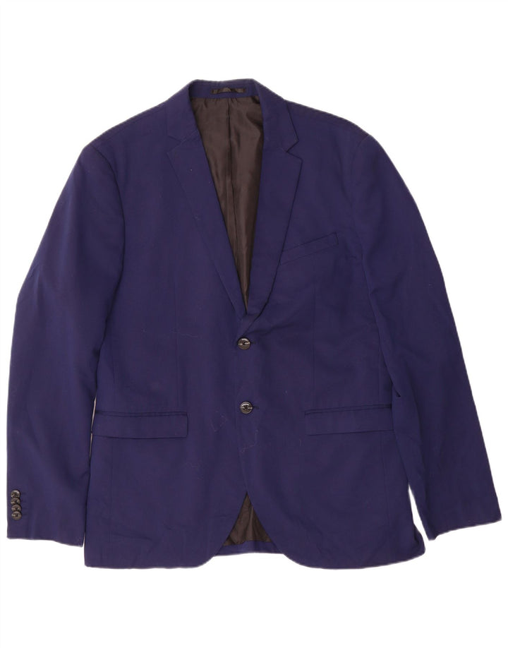Giacca blazer super slim da uomo Jack & Jones a 2 bottoni IT 52 XL Blu navy