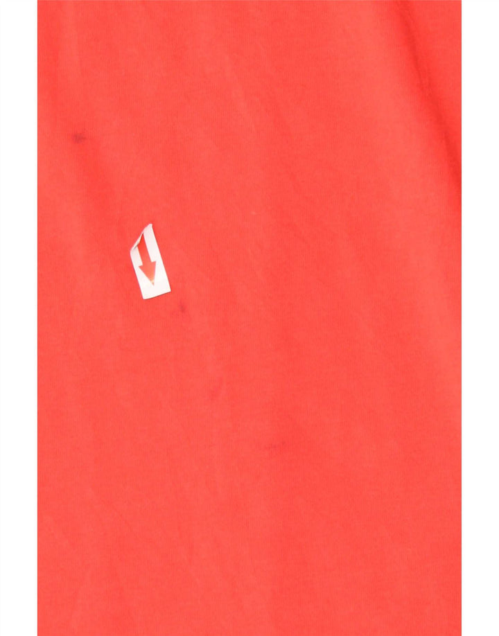 T-shirt grafica Nike Dri Fit da uomo, grande, in cotone rosso