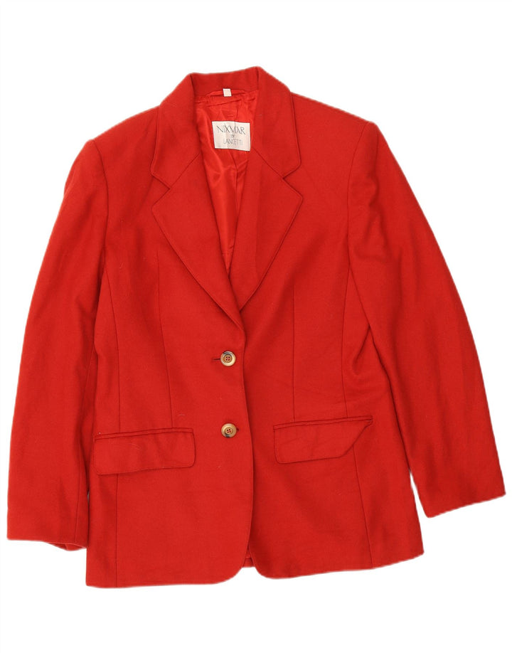 Giacca Blazer a 2 Bottoni da Donna Nixmar By Lancetti IT 44 Rosso Medio