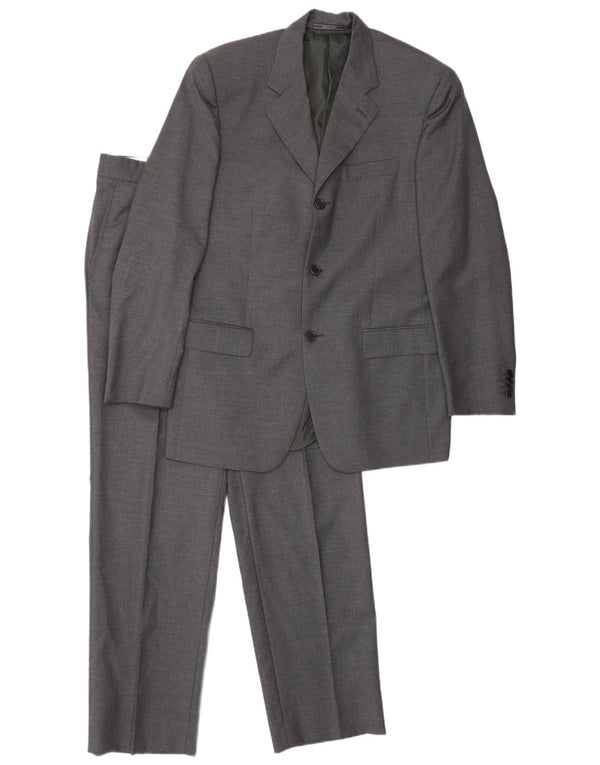 Cerruti 1881 Abito Uomo 3 Bottoni 2 Pezzi IT 48 Medio W34 L32 Cotone Grigio