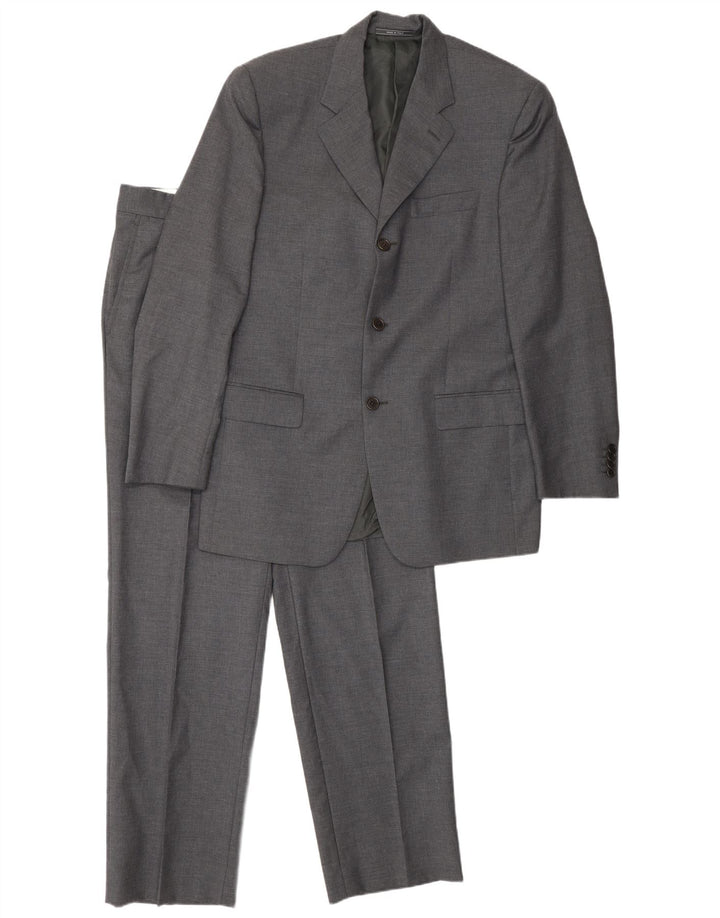 Cerruti 1881 Abito Uomo 3 Bottoni 2 Pezzi IT 48 Medio W34 L32 Cotone Grigio