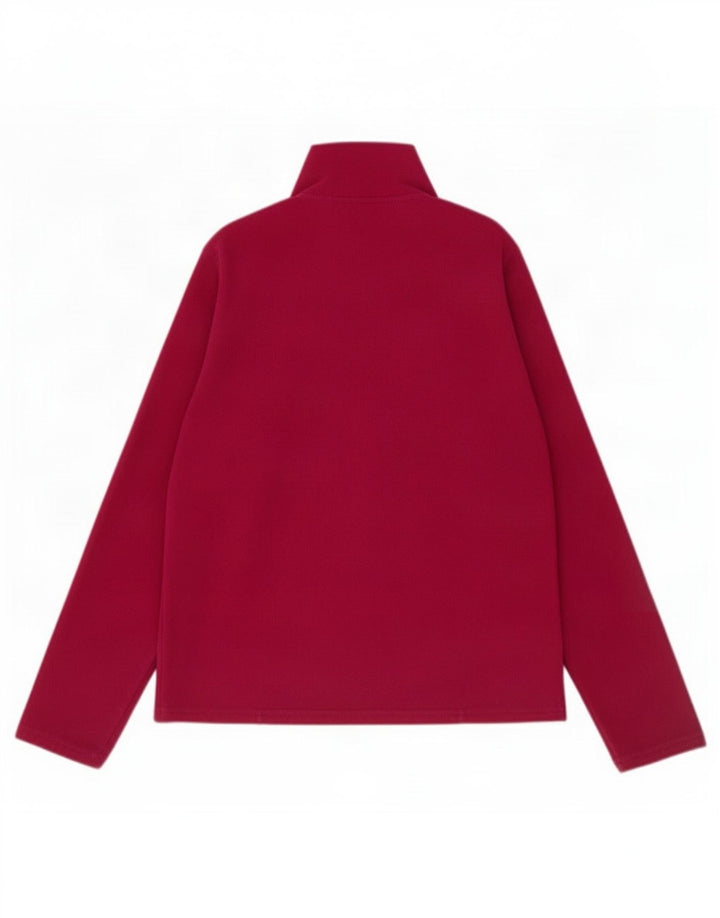 Maglione in pile da donna con collo e zip The North Face UK 14 Poliestere rosa medio