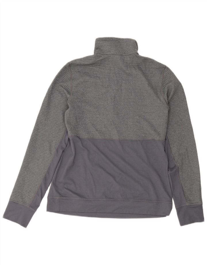 Top della tuta da ginnastica Adidas Climalite da donna UK 12/14 Grigio medio