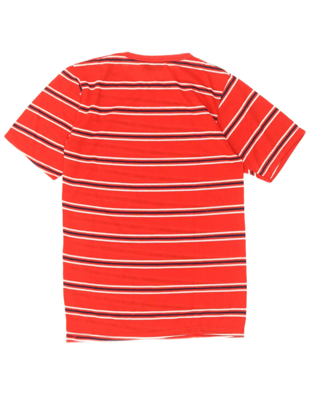 T-shirt da uomo vintage Top piccolo acrilico a righe rosse