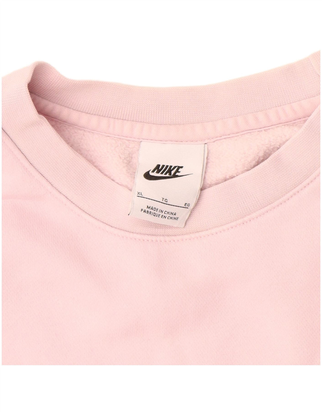 Felpa da uomo NIKE maglione XL rosa cotone