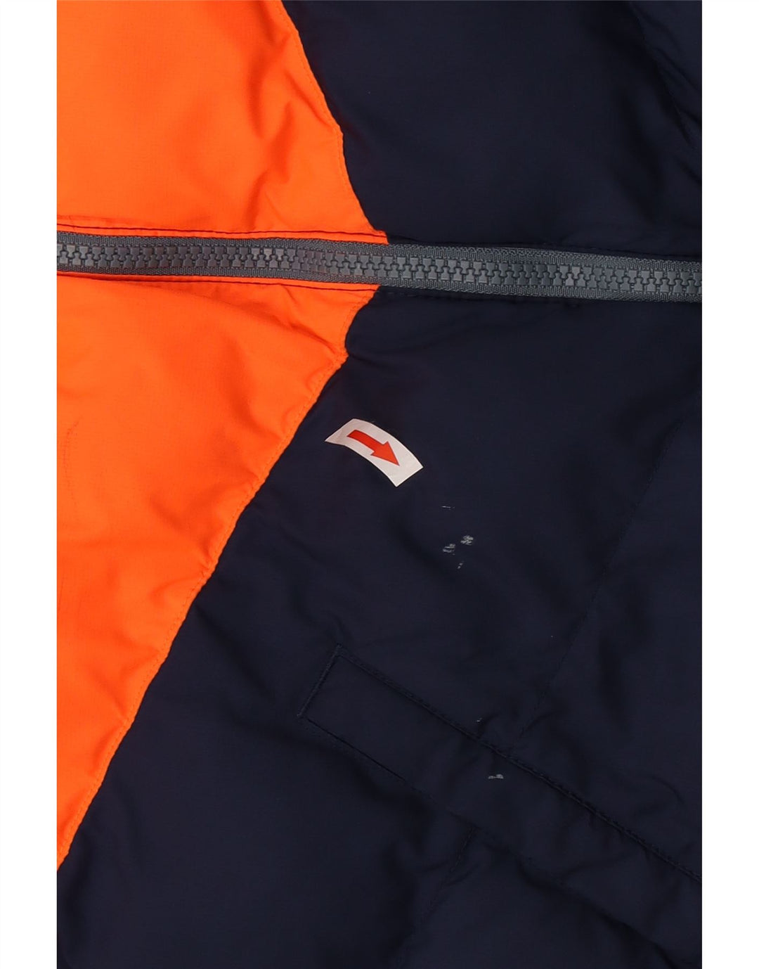 Giacca imbottita con cappuccio Nike da ragazzo 12-13 anni Large Blu Navy Colourblock