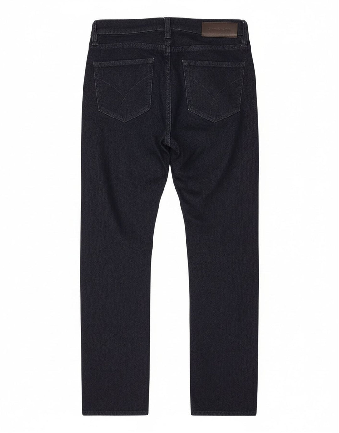 Jeans dritti da donna Calvin Klein W32 L27 cotone blu navy
