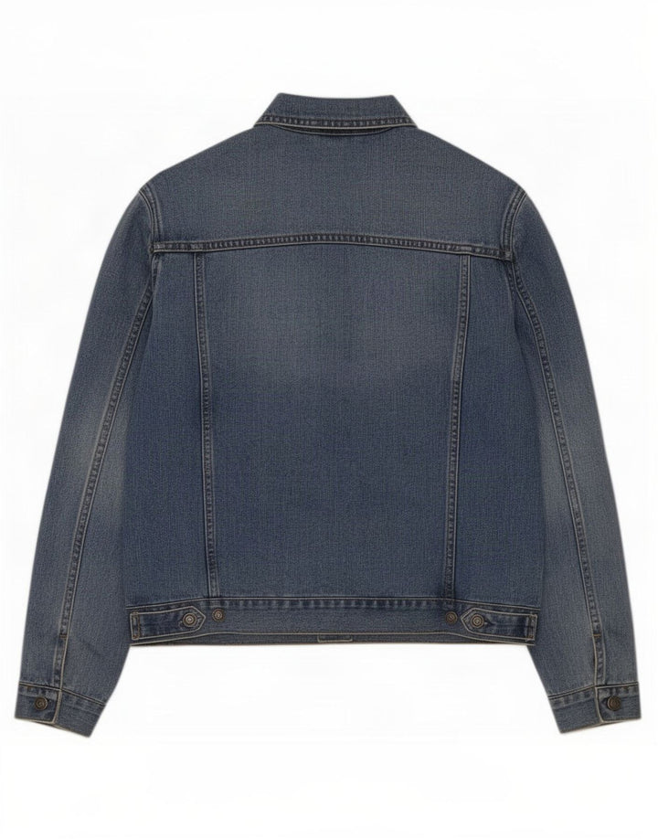 Giacca in denim da donna Moto UK 12 Cotone blu medio