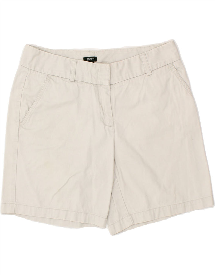 J. CREW Womens Chino Shorts US 8 Medium W28 Grey Cotton Vintage J. Crew and Second-Hand J. Crew from Messina Hembry 