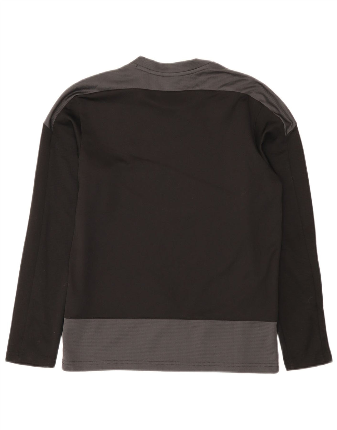 Maglia a maniche lunghe da bambino Puma 13-14 anni Poliestere color block nero