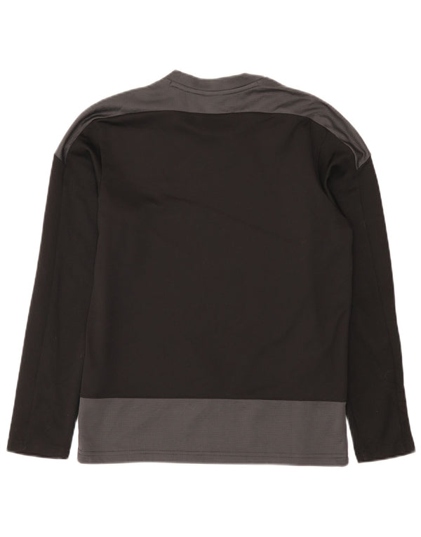 Maglia a maniche lunghe da bambino Puma 13-14 anni Poliestere color block nero