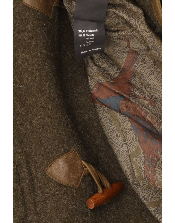 Montgomery con cappuccio da uomo Lodenfrey EU 50 Large Green Wool