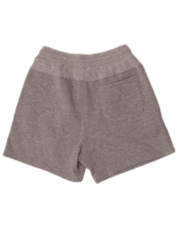 Pantaloncini sportivi grafici da donna Lotto piccoli sportivi in poliestere grigio
