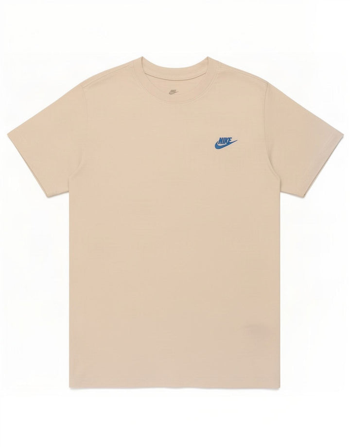 T-shirt da uomo Nike Top in cotone bianco sporco medio