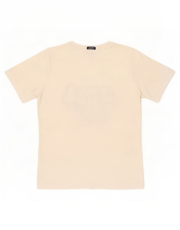 T-shirt grafica da donna Champion Top UK 12 cotone bianco medio