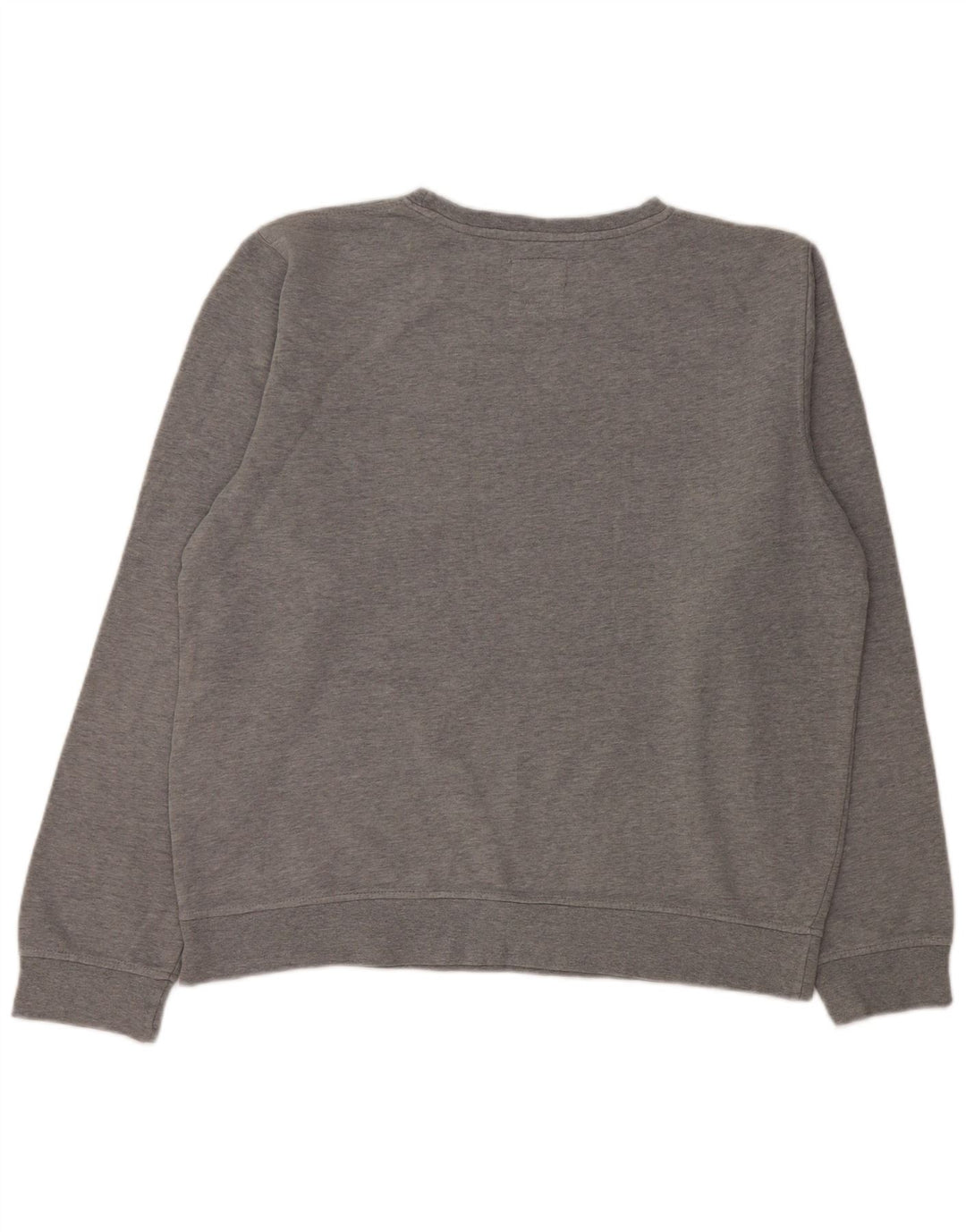 ELEMENT Felpa grafica da uomo Maglione grande cotone grigio