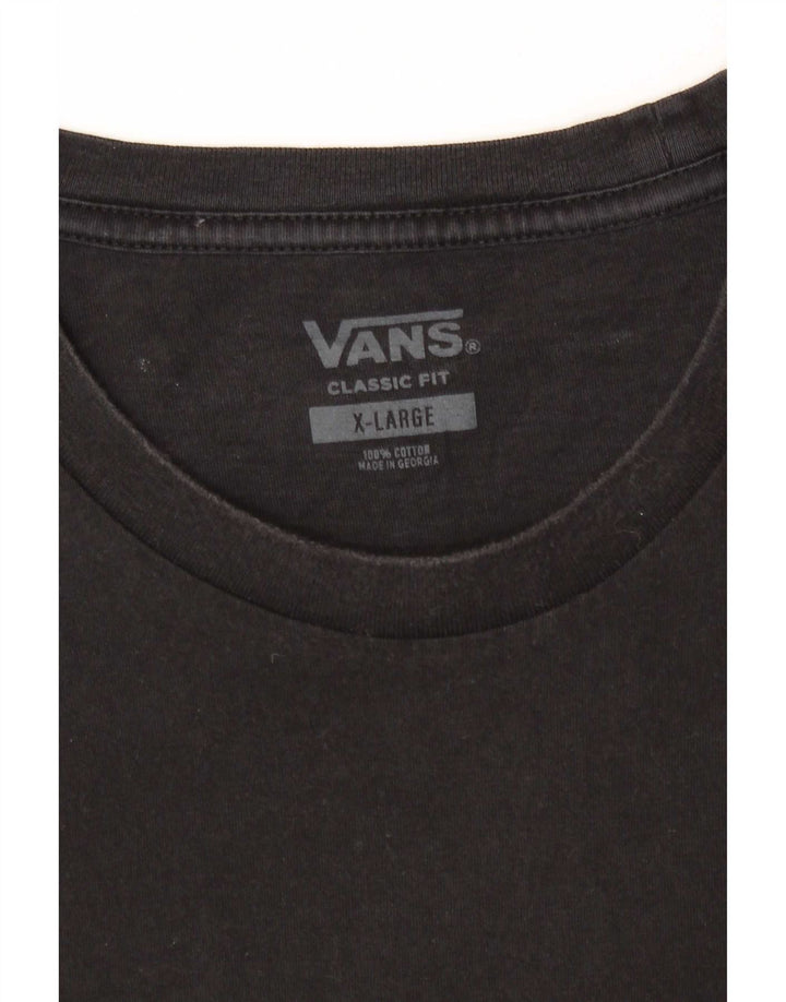 Maglietta da uomo Vans Classic Fit XL in cotone nero