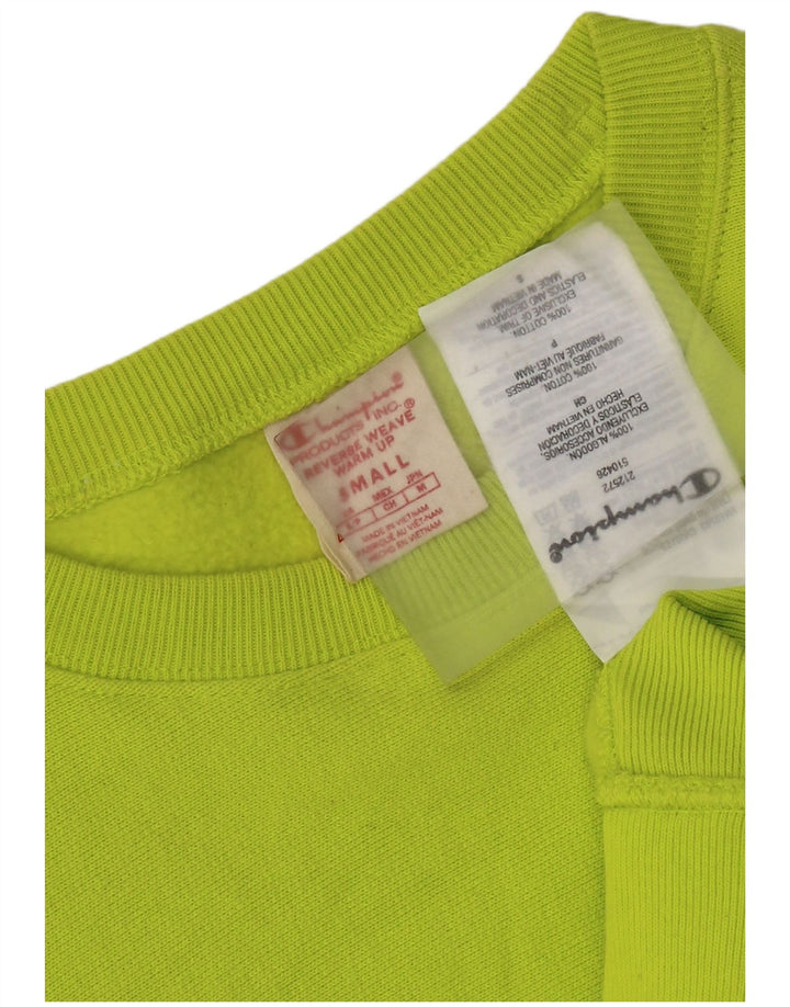 Felpa da donna Champion Jumper UK 10 Small Green Cotton