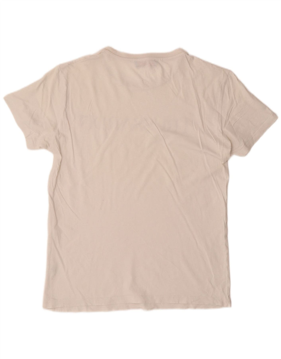 T-shirt grafica da uomo Trussardi Jeans Top medio bianco sporco