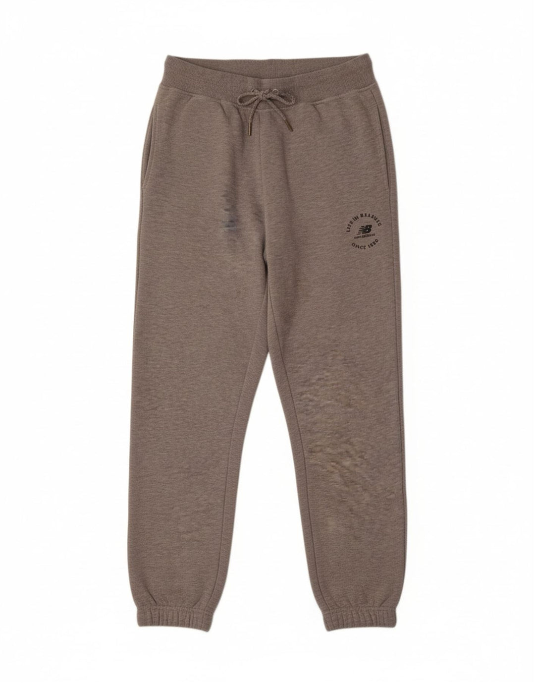 NEW BALANCE Mens Tracksuit Trousers Joggers Medium  Grey Flecked