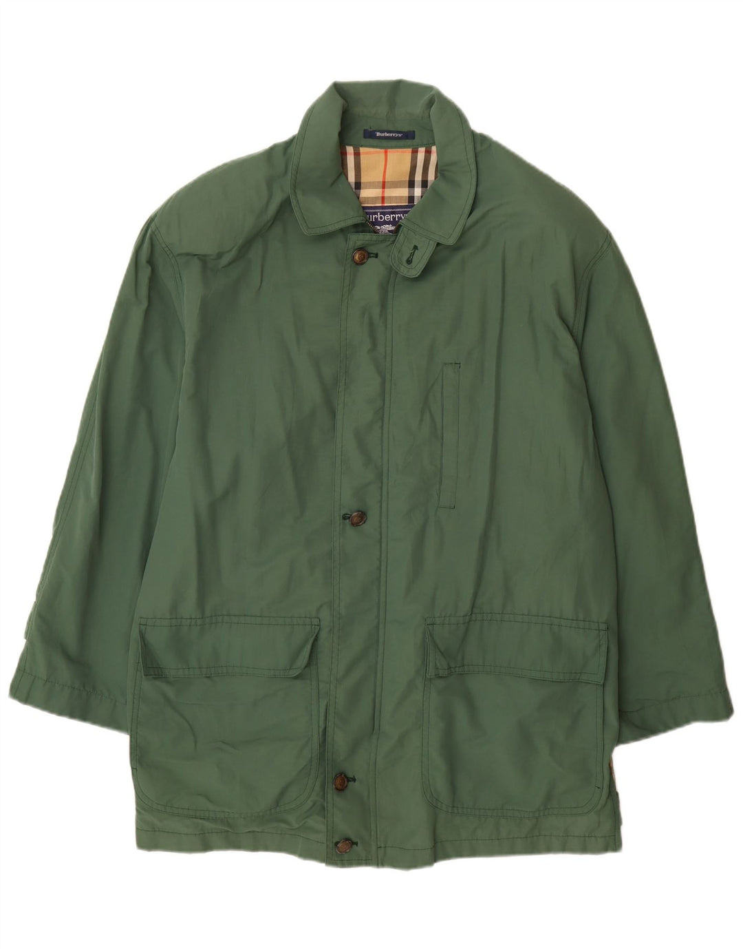 Giacca utility da uomo Burberrys IT 52 Large Green Cotton