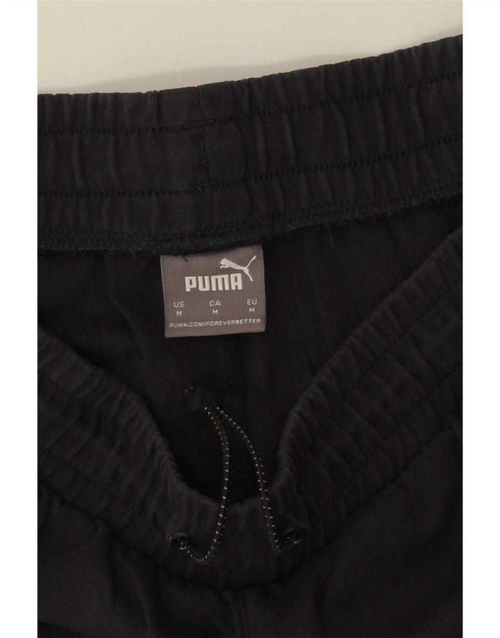Pantaloncini sportivi da uomo Puma medi in cotone blu navy