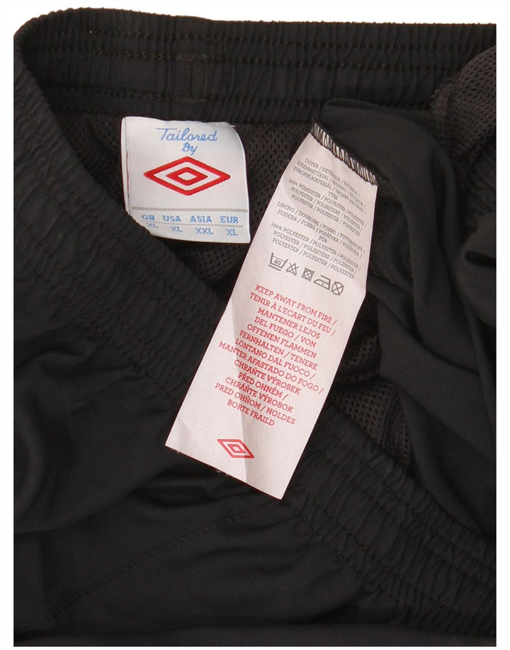 Pantaloncini sportivi da uomo Umbro XL neri in poliestere