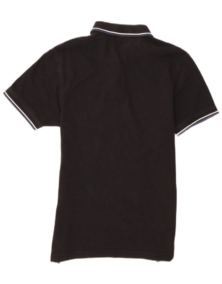 Polo Levi's da uomo piccola in cotone nero