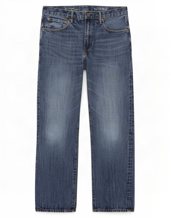 Jeans dritti da uomo Gap W32 L30 cotone blu