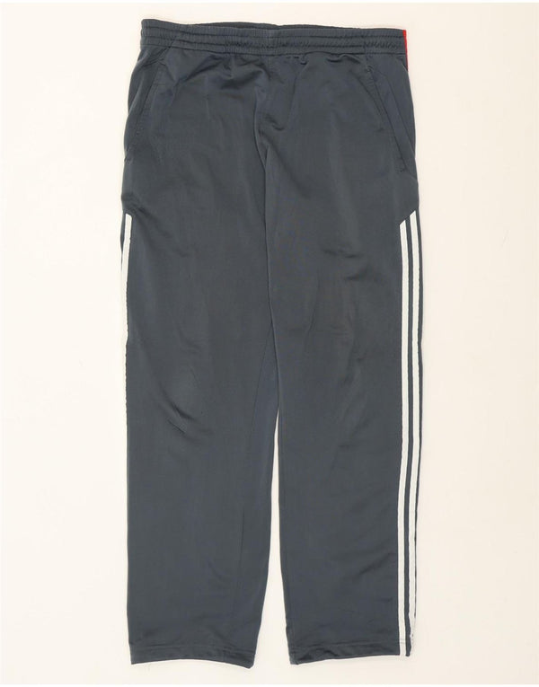 Pantaloni da tuta da uomo Adidas UK 38/40 Poliestere grigio medio
