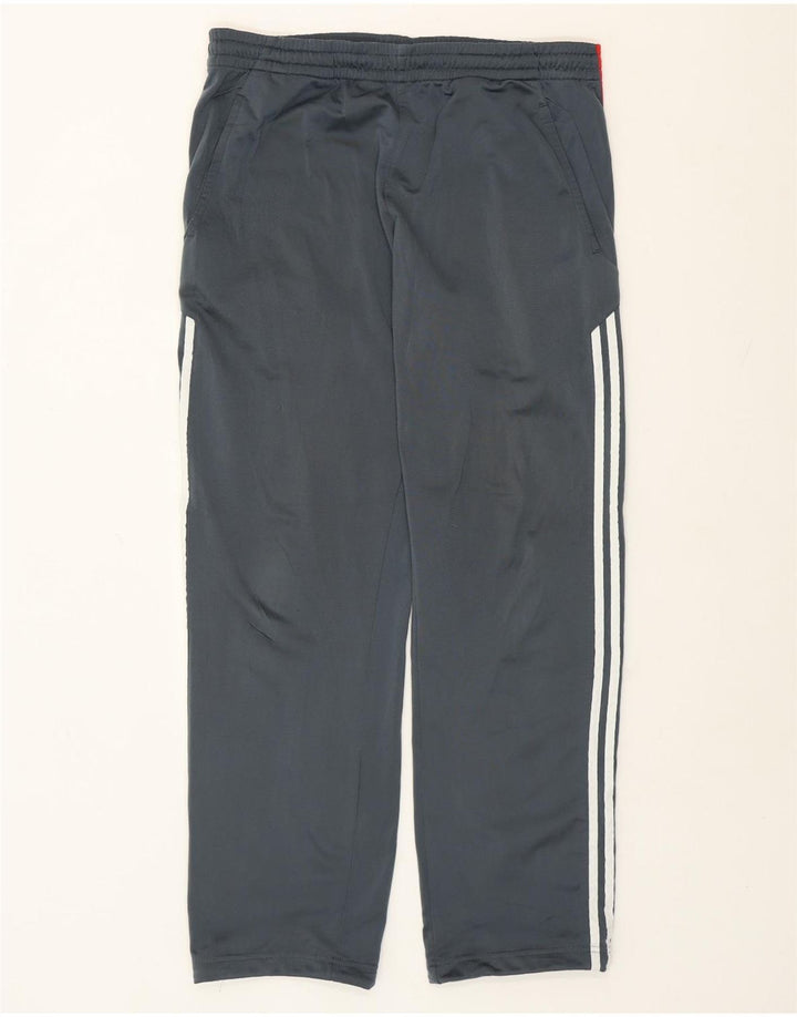Pantaloni da tuta da uomo Adidas UK 38/40 Poliestere grigio medio