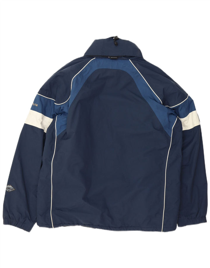 Giacca a vento Columbia da uomo in titanio UK 40 Large Blu Navy Colourblock