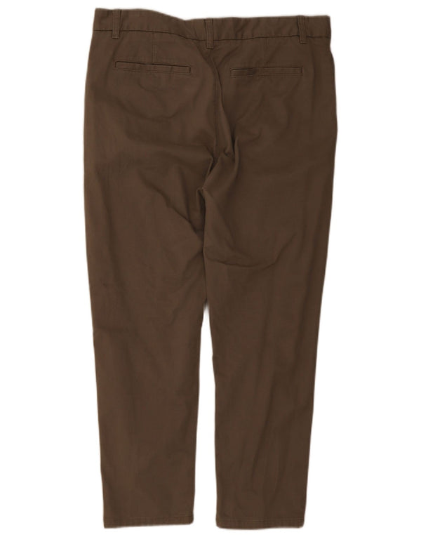 Tommy Hilfiger Mens Slim Chino Trousers W34 L27 Brown Cotton