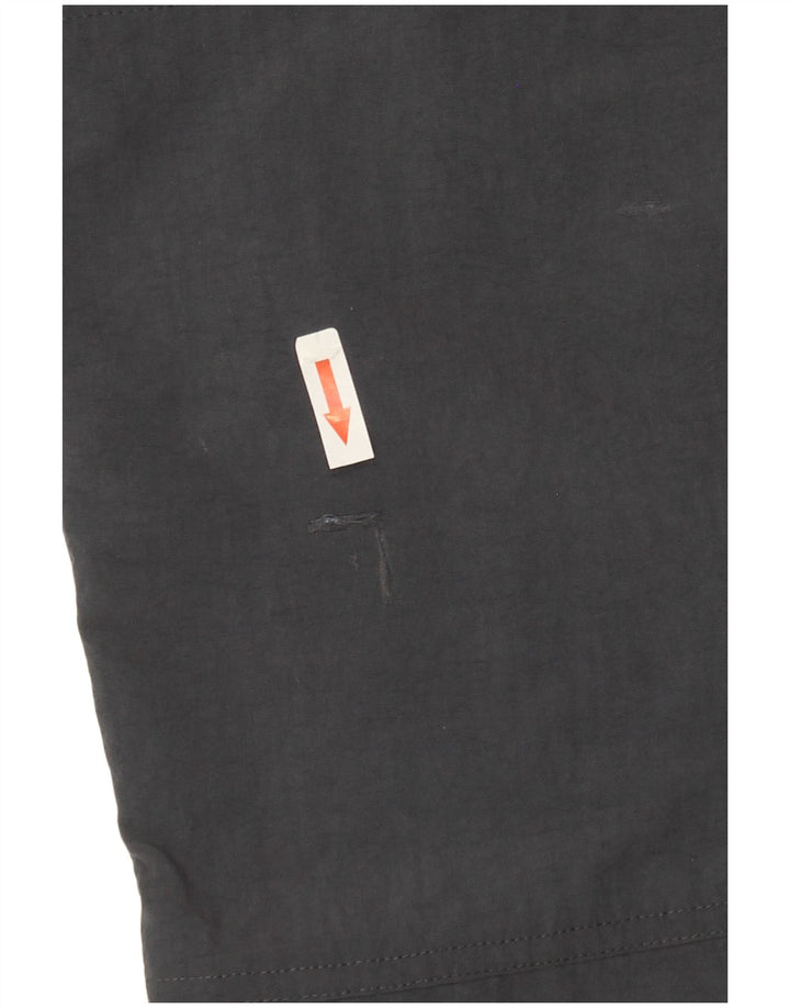 Pantaloni Capri da donna Adidas UK 14 Large W32 L21 Poliammide grigio
