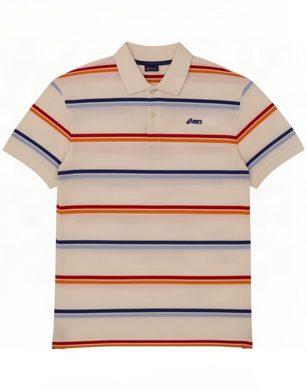 Polo Asics Uomo XL a Righe Bianche