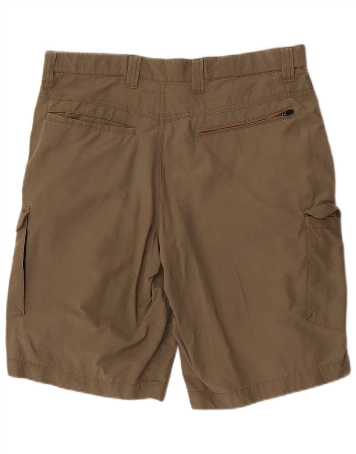 Pantaloncini cargo da uomo Marks & Spencer W34 grandi cotone kaki